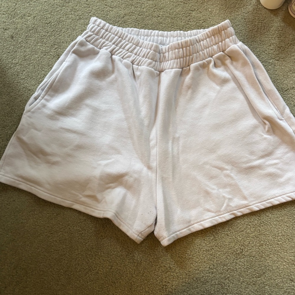 PrettyLittleThing White Athletic Shorts